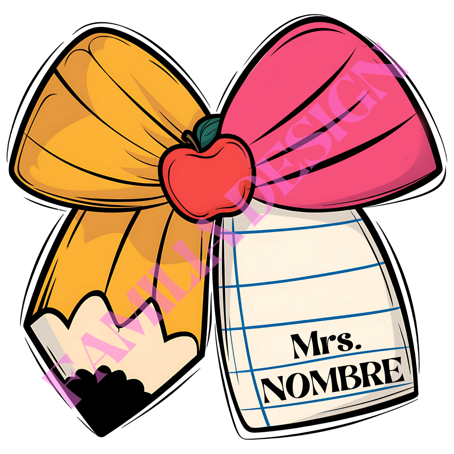 Sub 16 Teacher Paper Bow