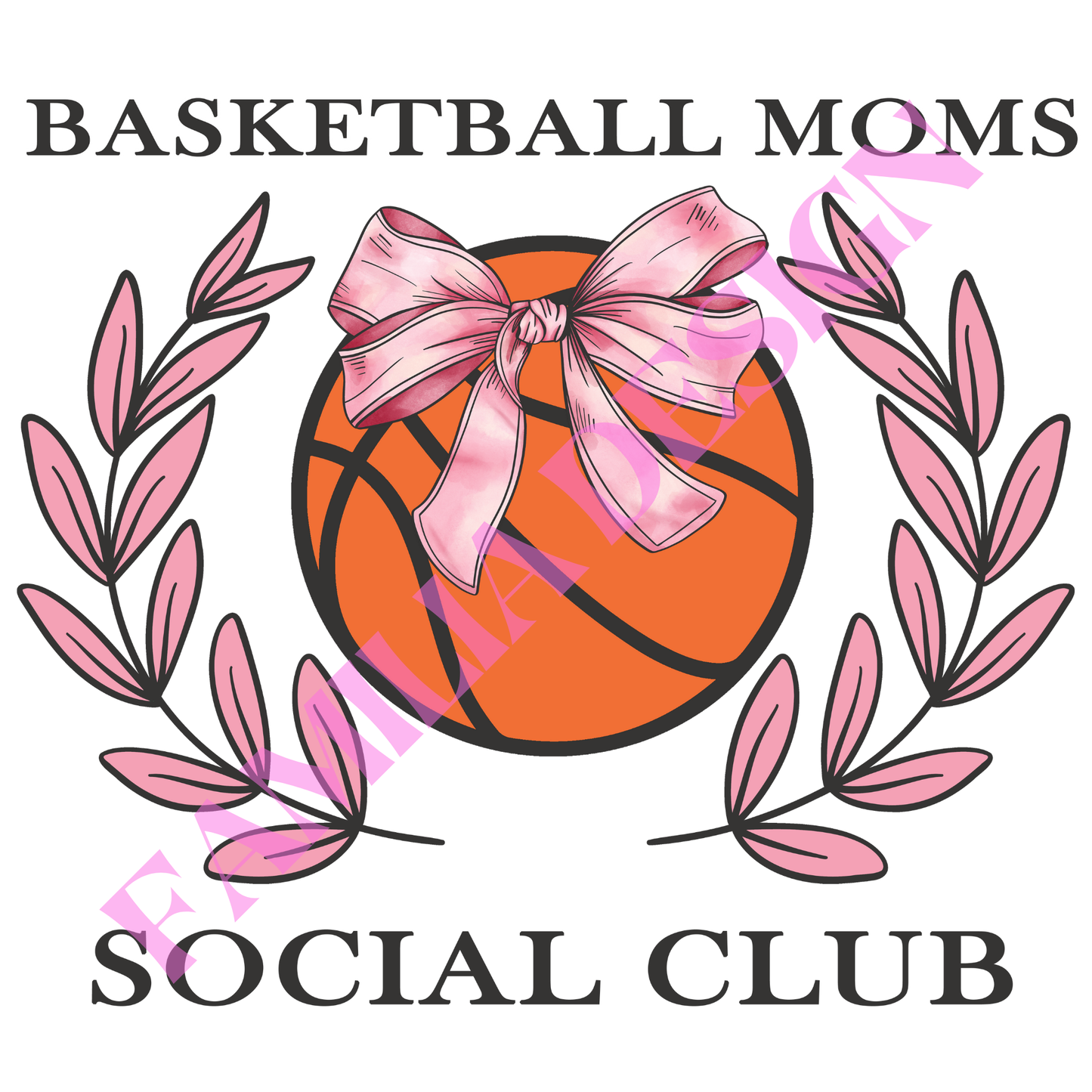DTF169 "Basketball Mom Club" para playera