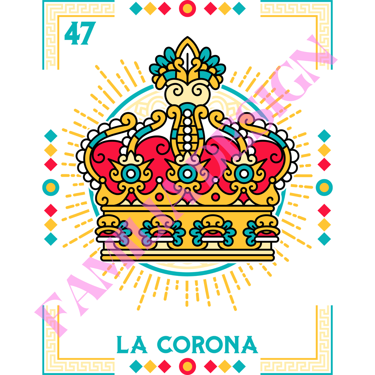 DTF 2 "La Corona" para Playera