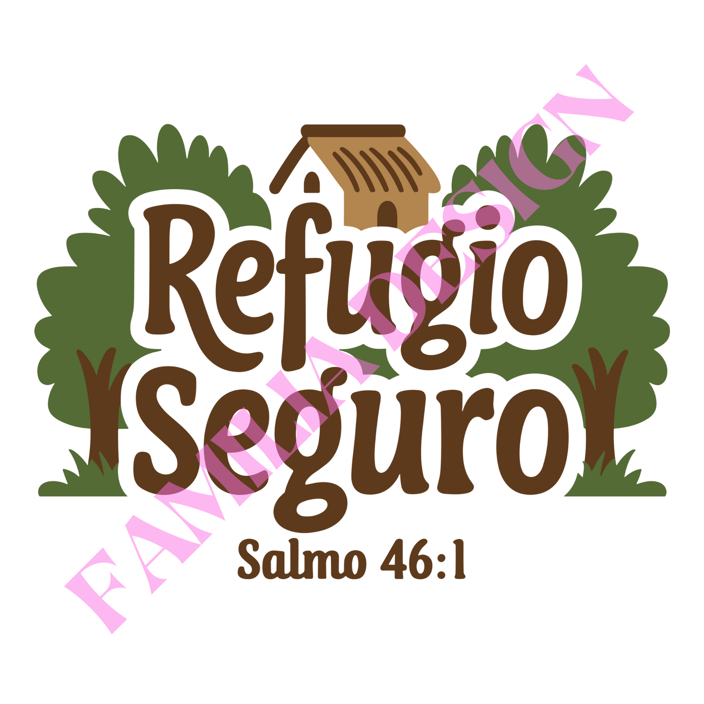 DTF43 "Frase Religiosa" para Playera