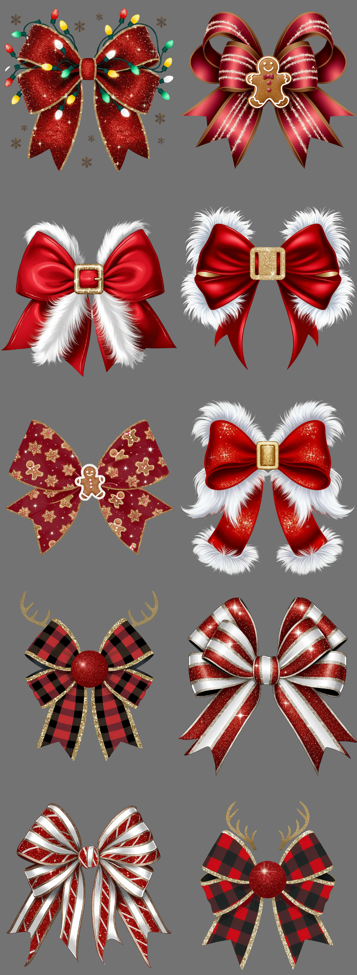 G19 Holiday Bows Mix