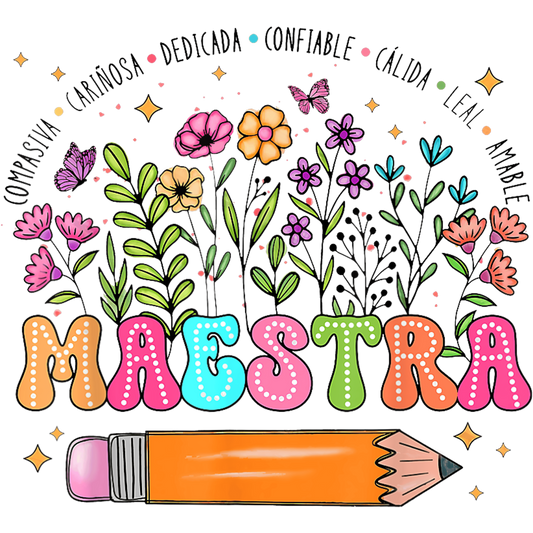 DTF 2 "Maestra" para Playera