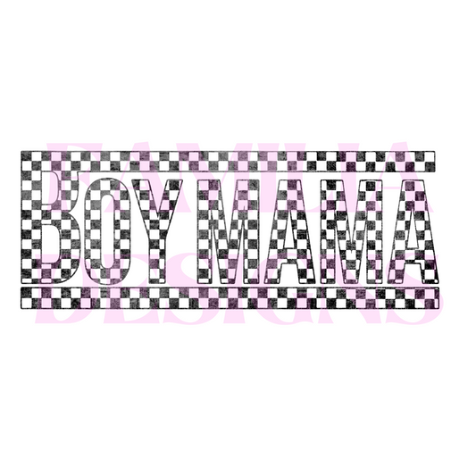 Boy Mama Checkered