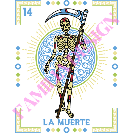 DTF10 "La Muerte"  para Playera
