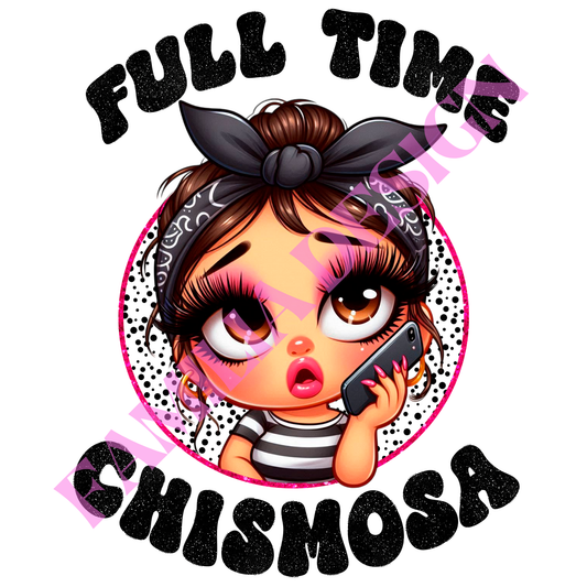 DTF107 "Chismosa" para playera