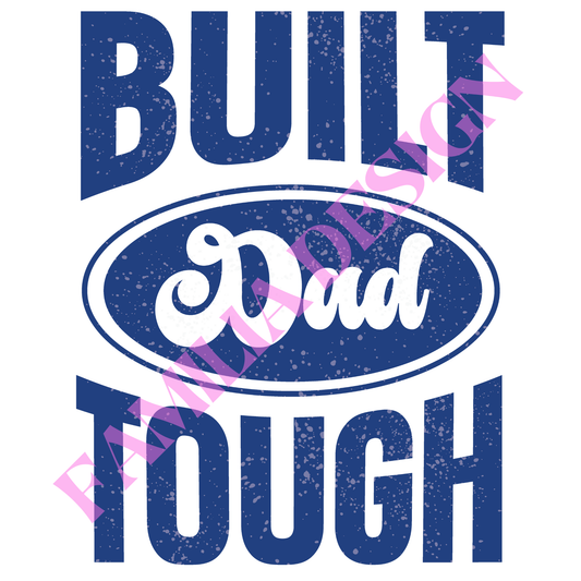 DTF123 "Dad Tough" para playera