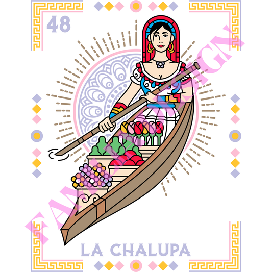 DTF13 "La Chalupa"  para Playera