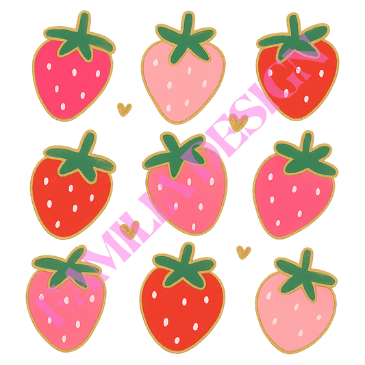DTF130 "Strawberries" para playera