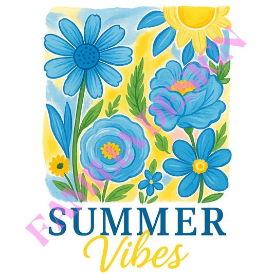 DTF134 "Summer Vibes" para playera