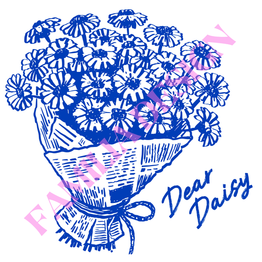DTF146 "Dear Daisy" para playera