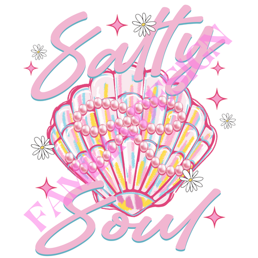 DTF151 "Salty Soul" para playera