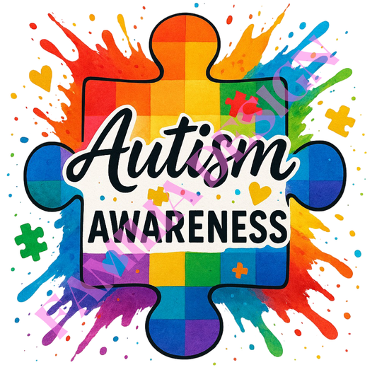 DTF159 "Autism Awarness" para playera