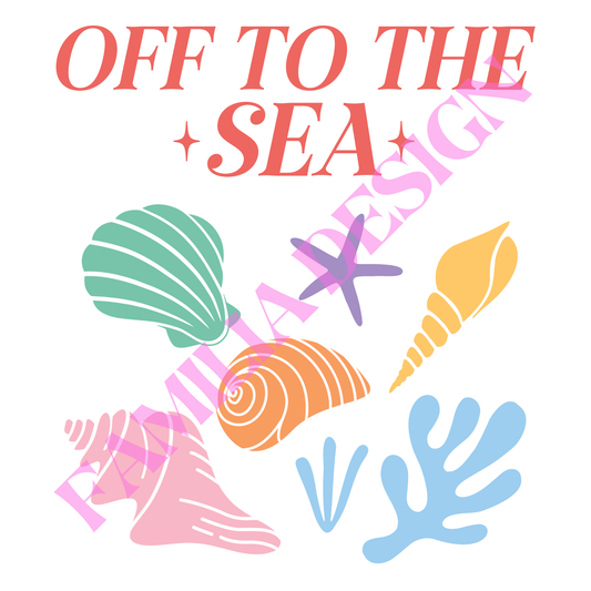 DTF171 "Off to the Sea" para playera