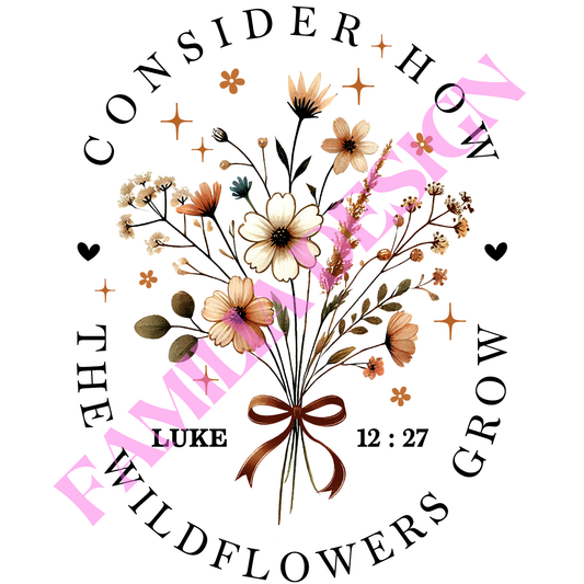 DTF178 "Wildflowers Grow" para playera