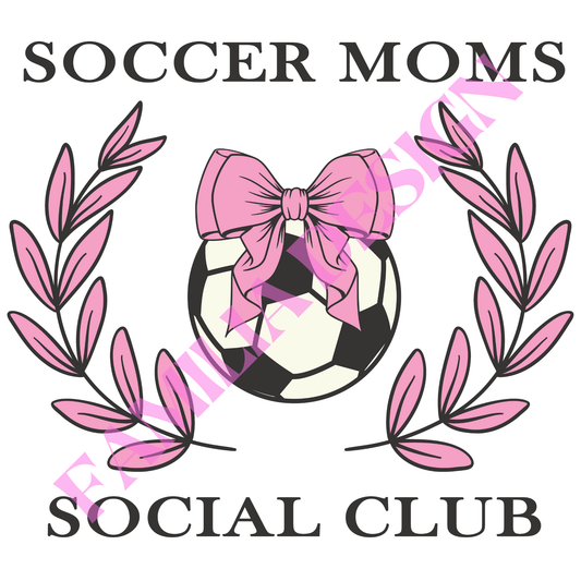 DTF197 "Soccer Mom Club" para playera