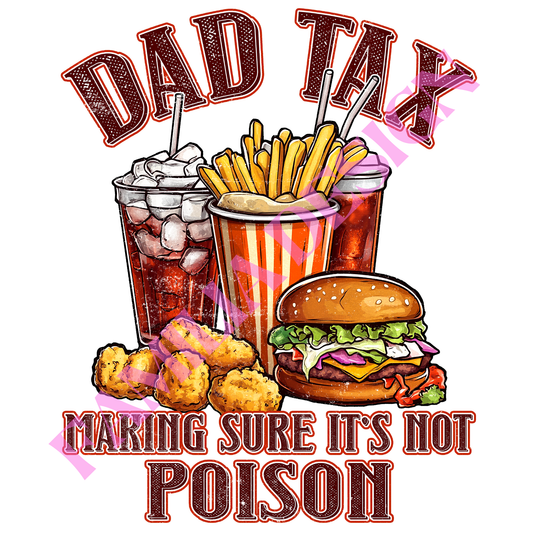 DTF198 "Dad Tax" para playera