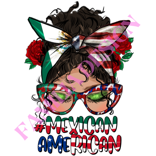 DTF240: "Mexiamerican Bun" para playera