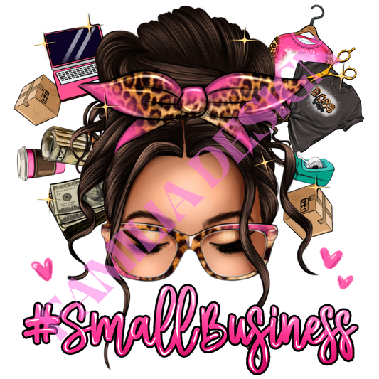 DTF242: "Small Business Bun" para playera