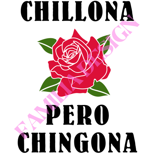 DTF264: "Chillona" para playera