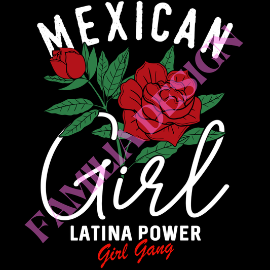 DTF265: "Mexican Girl" para playera