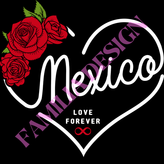 DTF266: "Mexico Love" para playera