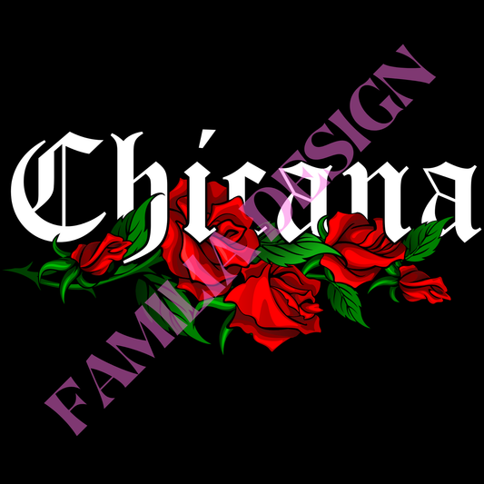 DTF267: "Chicana" para playera