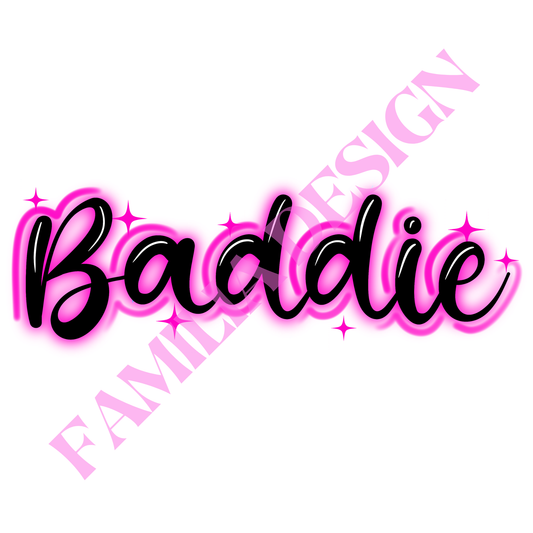 DTF278: "Baddie" para playera