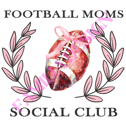 DTF84 "Football Mom" para playera