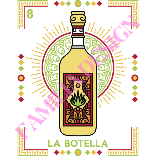 DTF9 "La Botella" para Playera