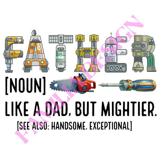 DTF91 "Father Noun" para playera