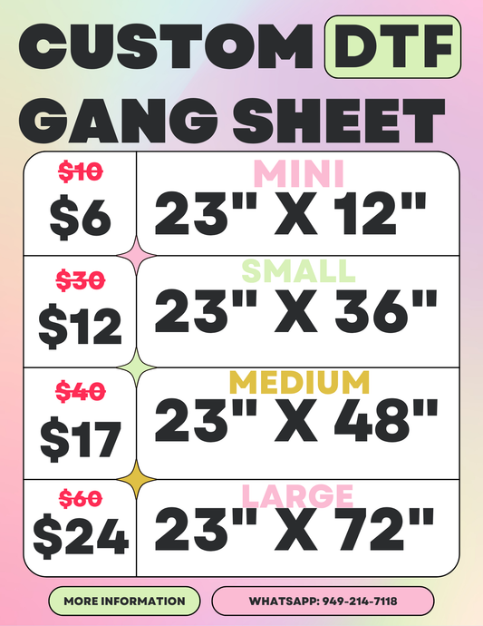 Build Your Own Gang Sheet