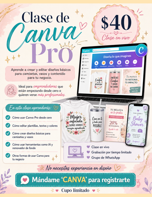 1. Clase de Canva PRO 07/03
