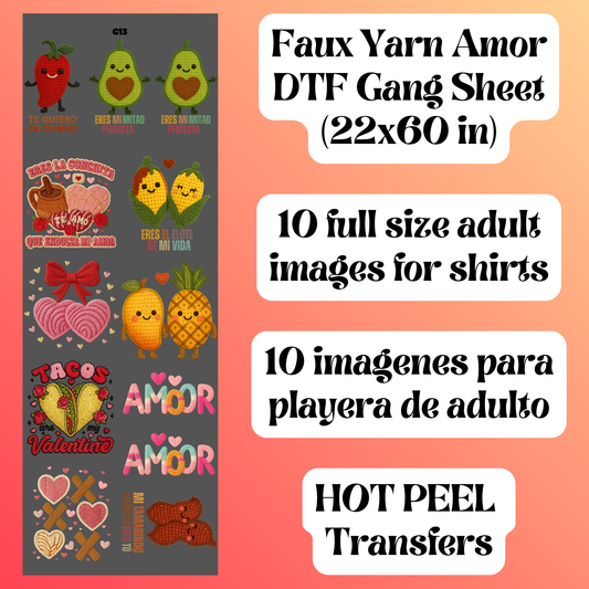 G13 Faux Yarn Amor Mix