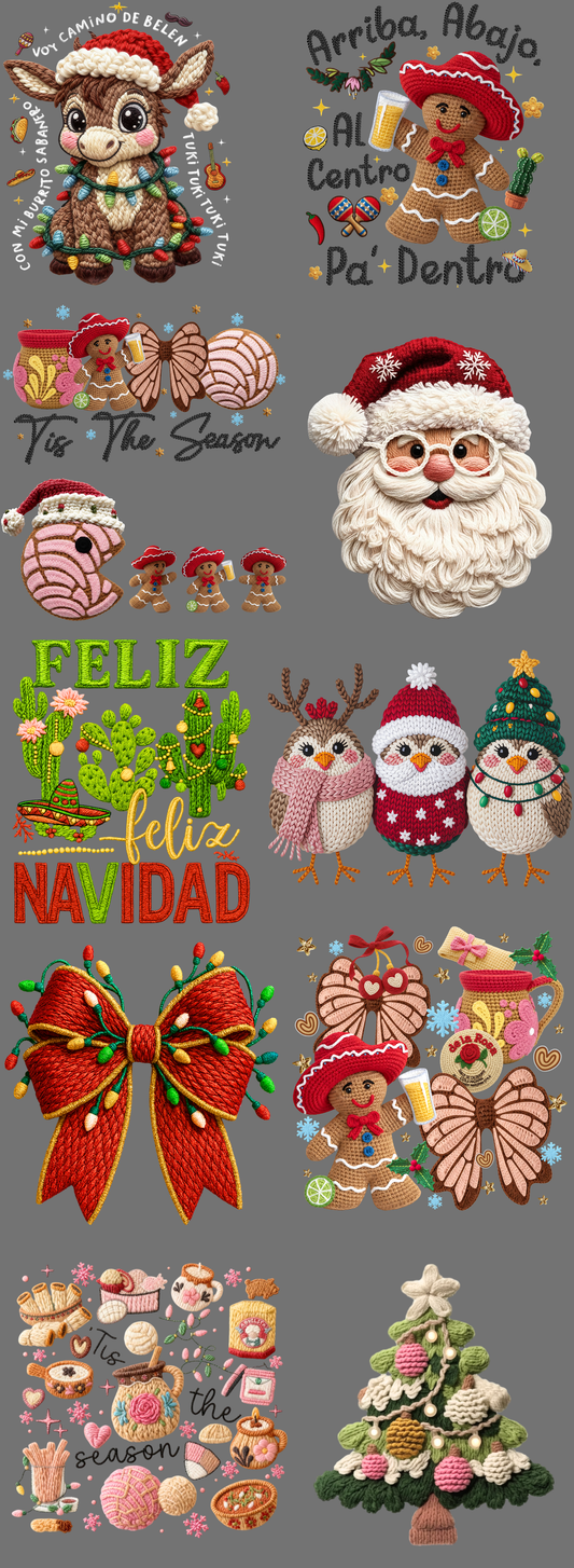 G32 DTF Faux Yarn Holiday Mix