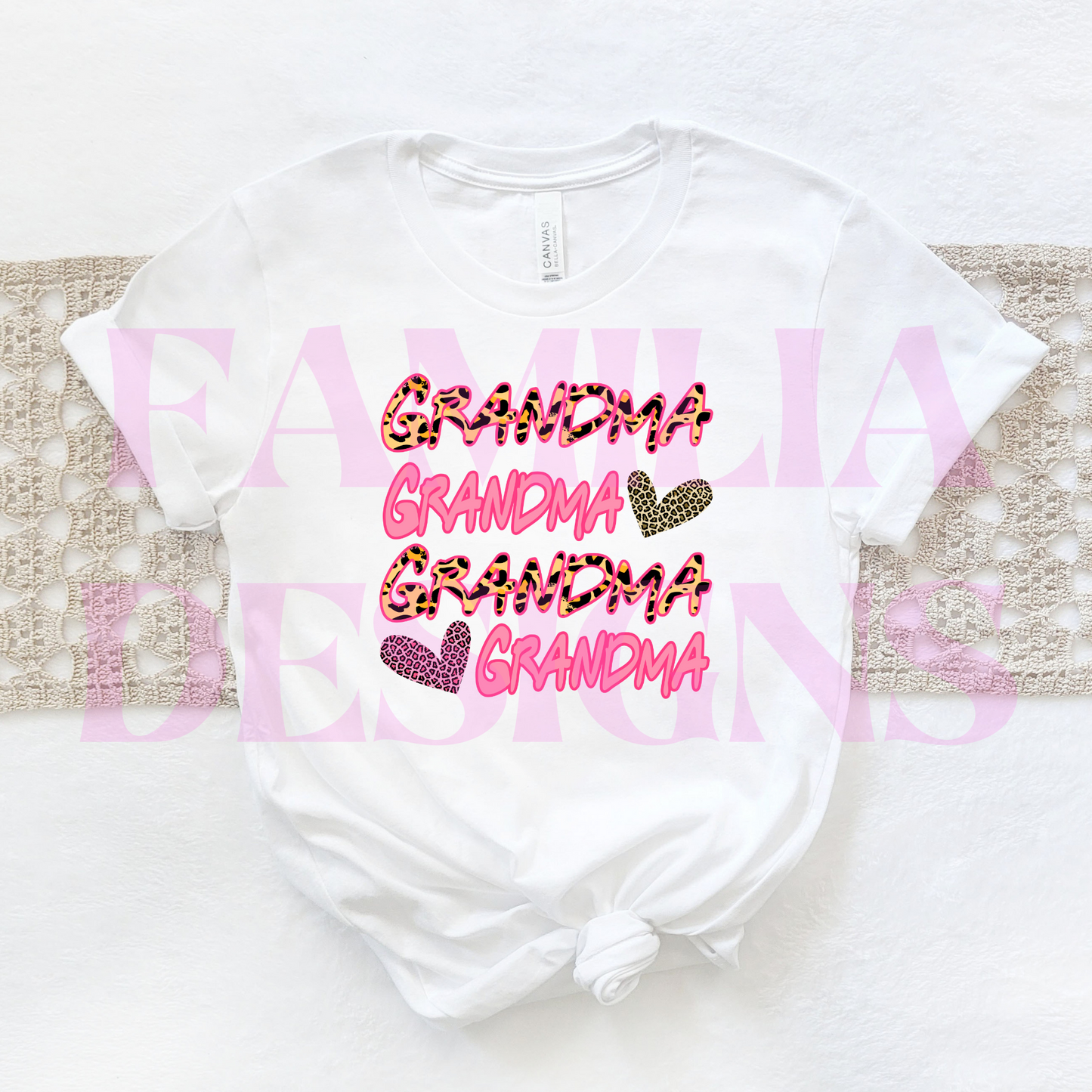 Grandma Pink Print