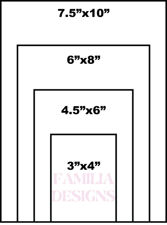 Blank Acrylic Rectangle